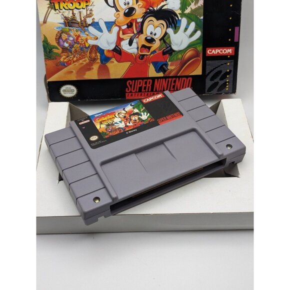 Disney's Goof Troop (Super Nintendo SNES, 1993) w/ Game & Box ~ Tested & Works - Picture 8 of 12